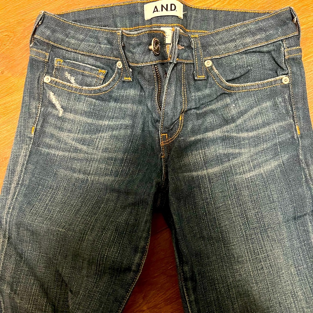 A.N.D. Denim slim fit skinny ankle jeans size 25